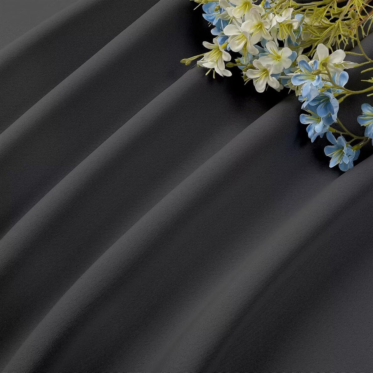 Joydeco Blackout Curtains for Bedroom 2 Panels Set (52"W x 84"L, Dark Grey) 🍁 All In One Marketplace Canada