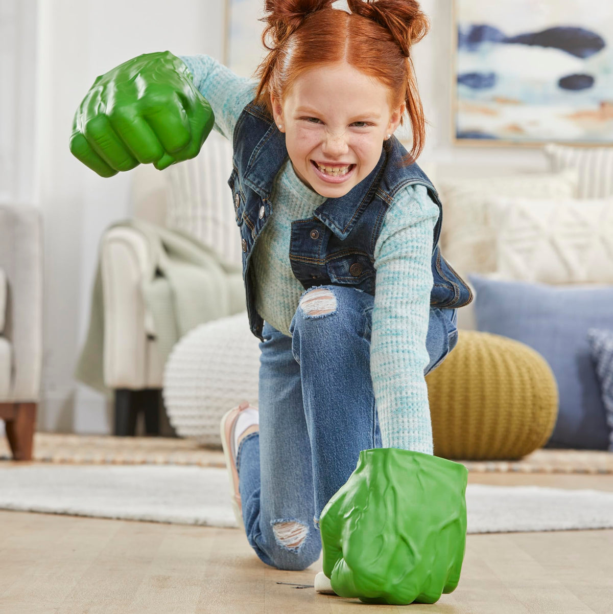 Marvel Hulk Gamma Smash Fists, Soft Foam Role Play Toy, Avengers Super Hero Toys for Kids Ages 5 and Up 🍁 All In One Marketplace Canada