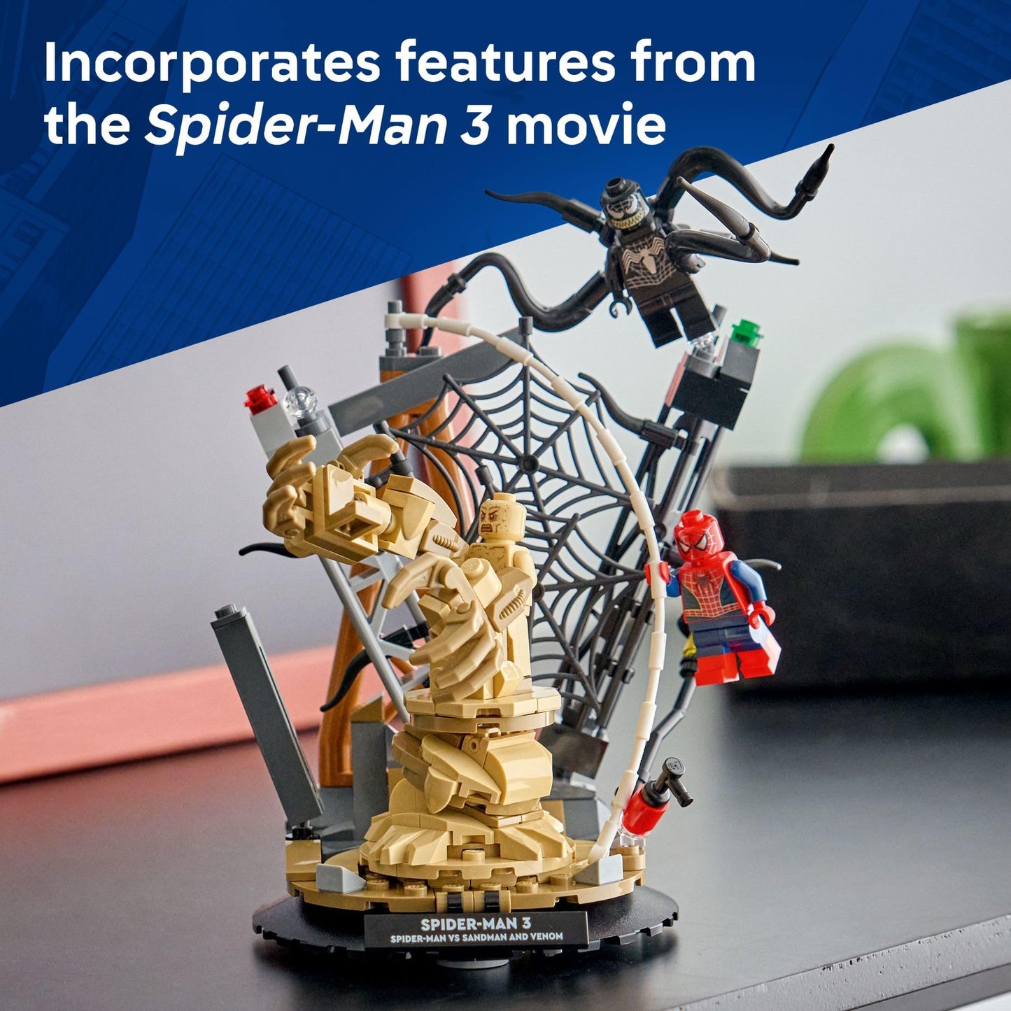 LEGO Marvel Epic Battle: Spider-Man vs. Sandman Building Toy for Boys & Girls - Super Hero Playset W/Venom, Sandman, & Spider-Man Minifigures - Gift Idea for Birthdays - Ages 9+ - 76334 🍁 All In One Marketplace Canada