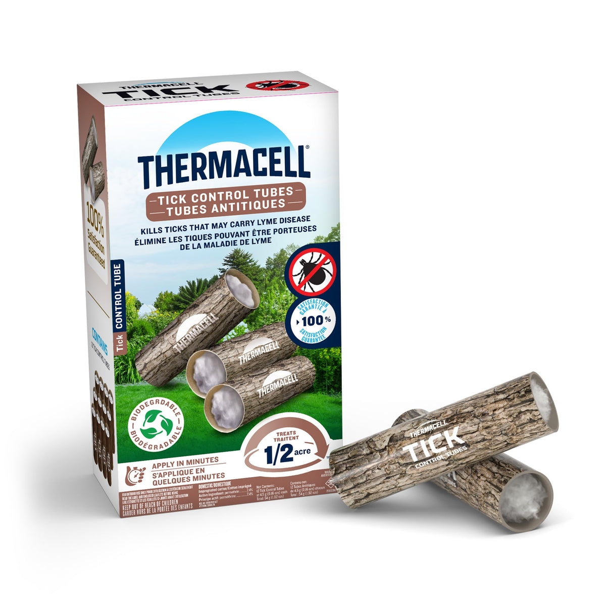 Thermacell Tick Control Tubes for Yards; 12 Pack; Protects 1/4 Acre from Ticks; No Spray, No Granules, No Mess; Environmentally Friendly Alternative to Tick Spray & Repellent 🍁 All In One Marketplace Canada