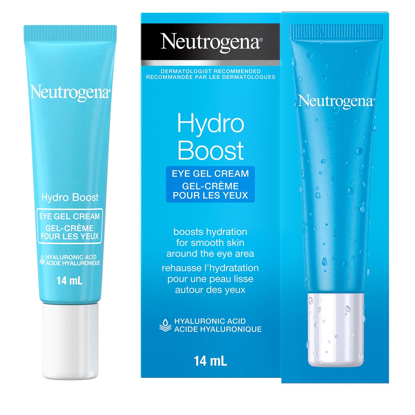 Neutrogena Hydro Boost Eye Cream, Under-Eye Moisturizer with Hyaluronic Acid, Fragrance Free and Non-Comedogenic, 14mL 🍁 All In One Marketplace Canada