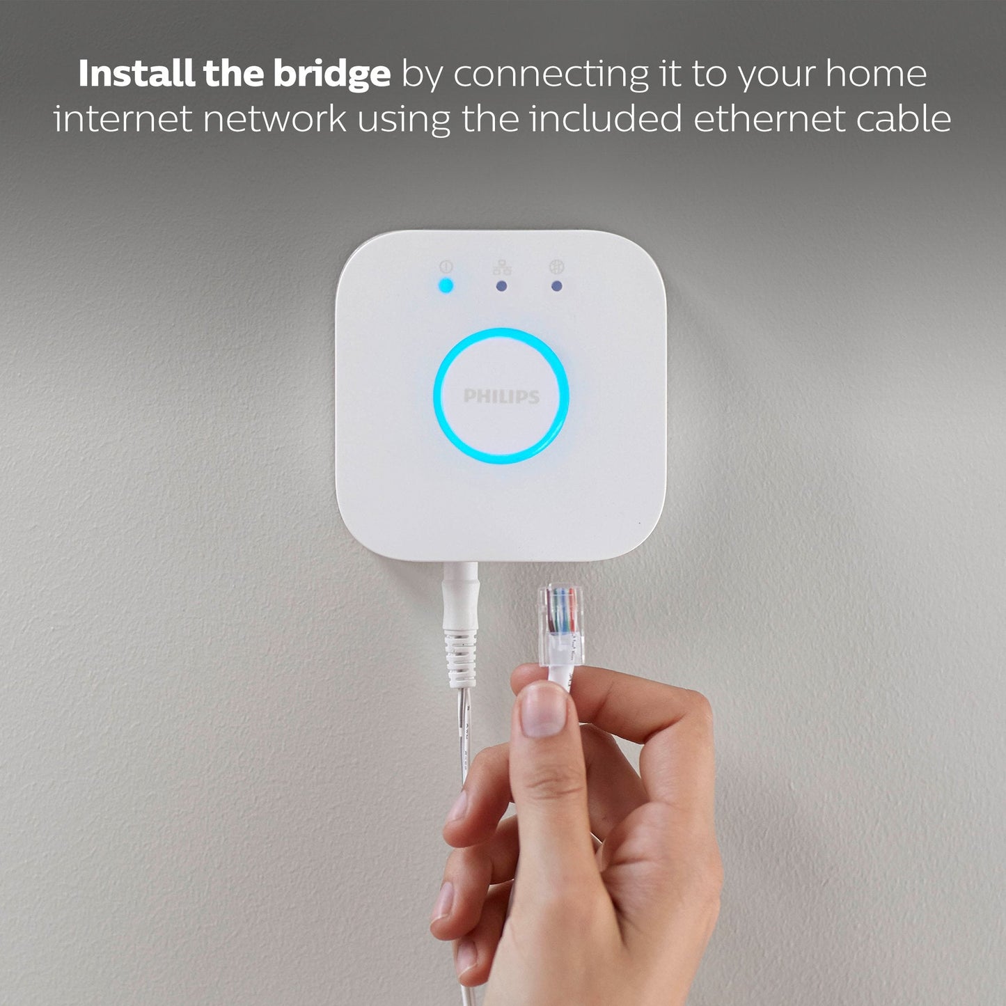 Philips Hue Bridge - Unlock the Full Potential of Hue - Multi-Room and Out-of-Home Control - Create Automations and Zones - Secure, Stable Connection Won't Strain Your Wi-Fi - Works with Voice, Matter 🍁 All In One Marketplace Canada