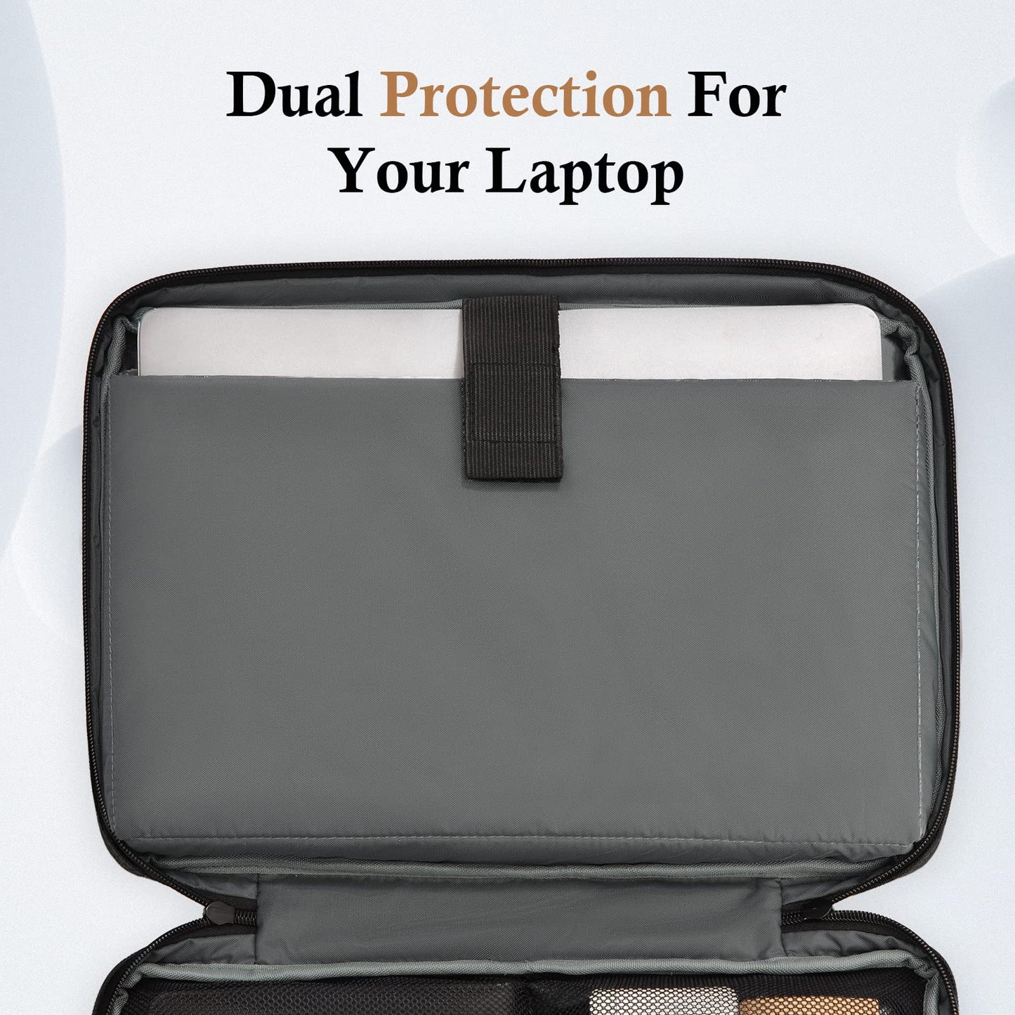 bagasin Laptop Sleeve Case, 15 15.6 16 inch TSA Laptop Sleeve Water Resistant with 4-Layer Protection, Computer Carrying Bag Compatible with MacBook, HP, Dell, Lenovo, Asus Notebook 🍁 All In One Marketplace Canada