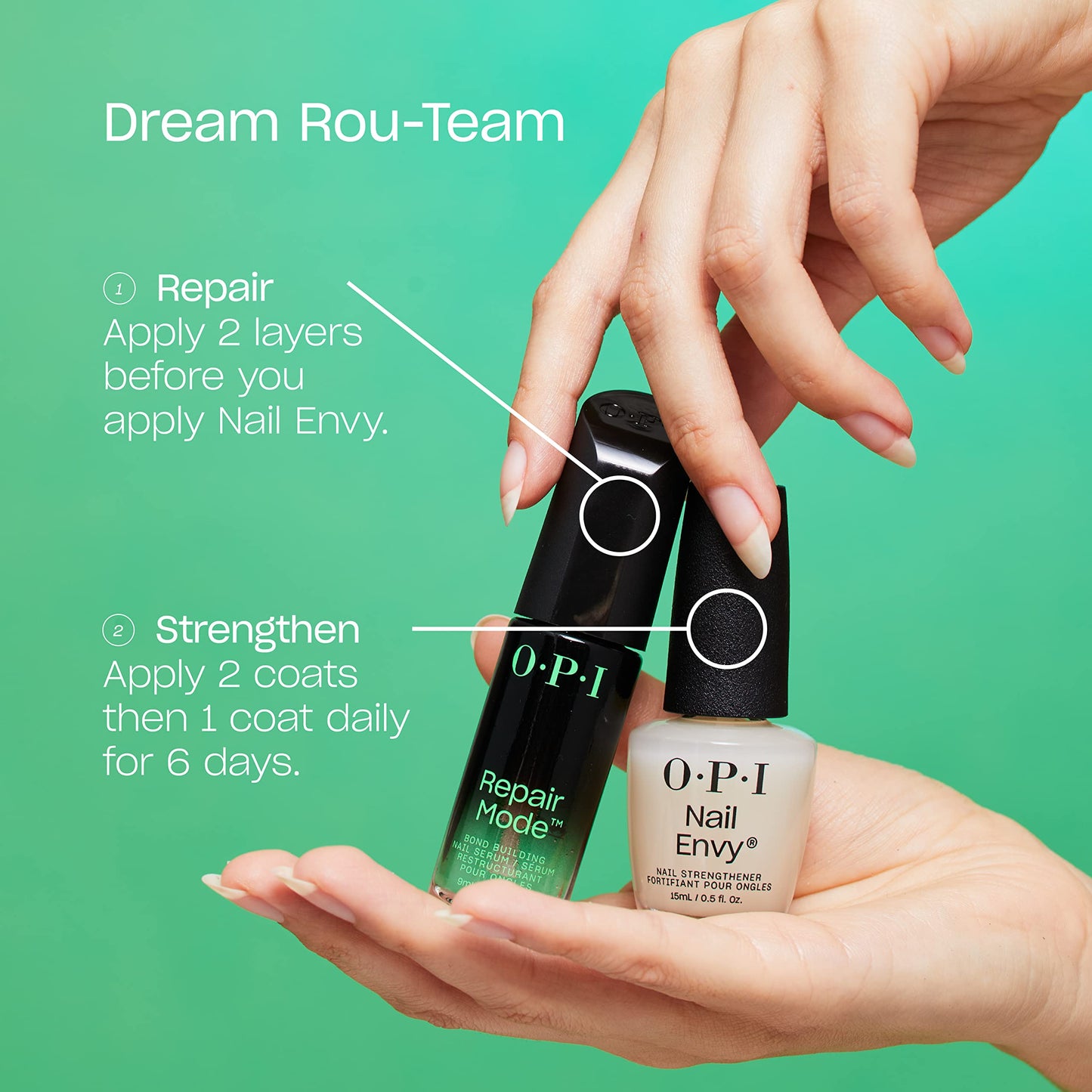 OPI Nail Envy Strengthener Pink to Envy | Sheer Soft Pink Crème Strengthening Nail Polish Treatment | Strengthen Weak & Thin Nails 🍁 All In One Marketplace Canada