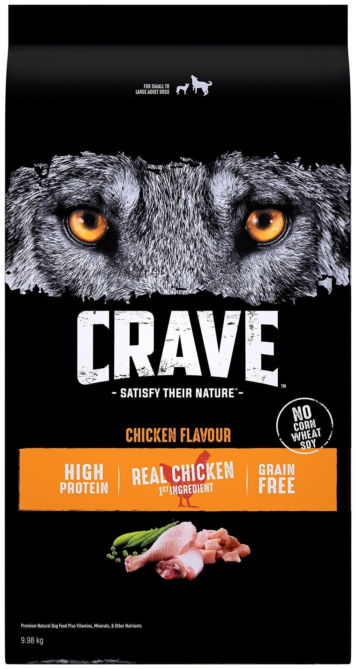 Crave Adult Dry Dog Food, Chicken Flavour, 9.98kg 🍁 All In One Marketplace Canada