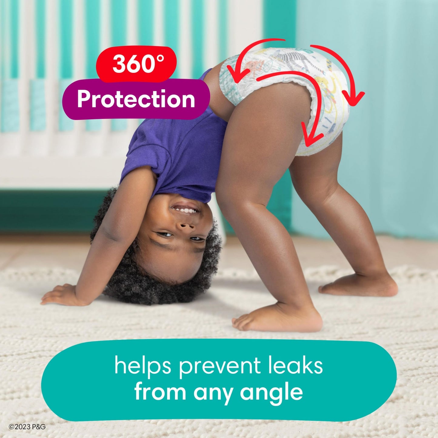 Pampers Diapers - Cruisers 360 degrees - Size 3, 168 Count, up to 100% Leakproof Fit, Designed for Active Babies, Pull On Diaper, EZ Off Tabs Designed for Easy Changes 🍁 All In One Marketplace Canada
