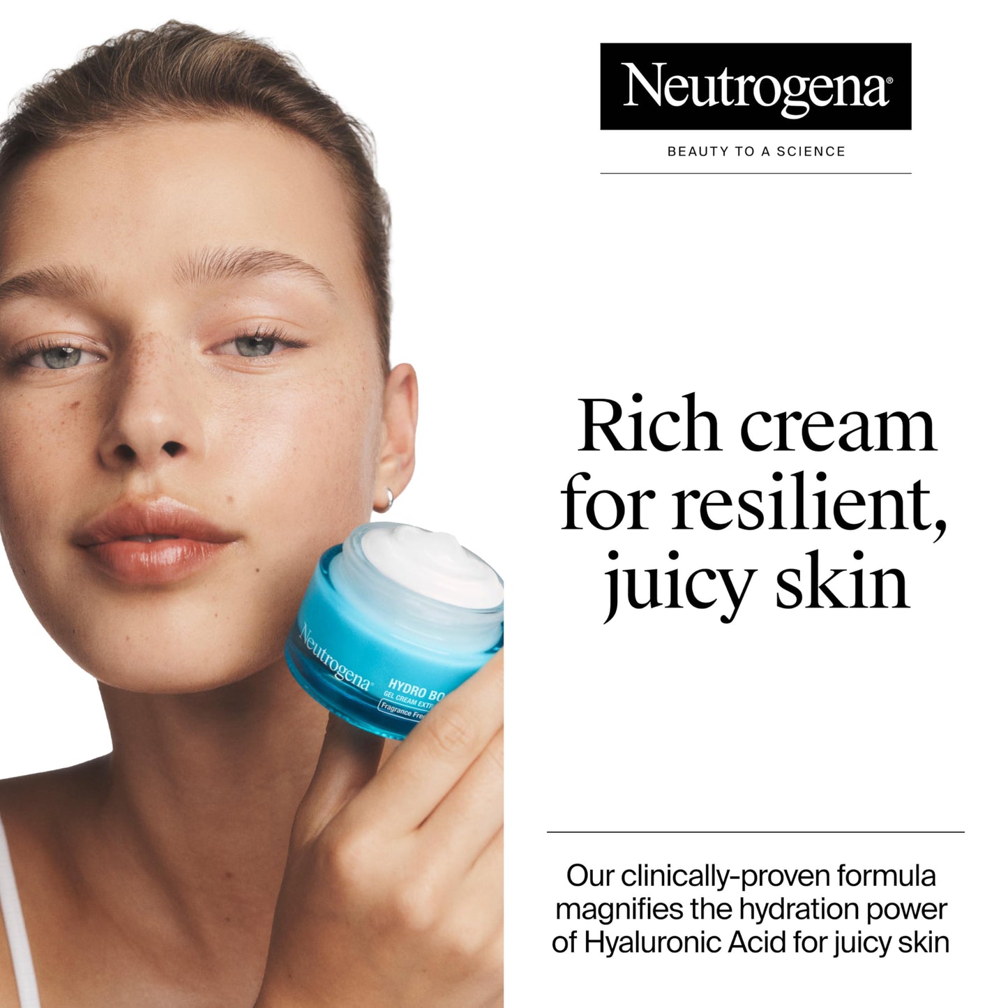 Neutrogena Fragrance Free Hydro Boost Gel Cream for Extra Dry Skin, Hyaluronic Acid Face Moisturizer for Extra-Dry Skin, Sensitive & Acne-Prone Skin Provides Long Lasting Hydration, Non-Comedogenic, 50ml 🍁 All In One Marketplace Canada
