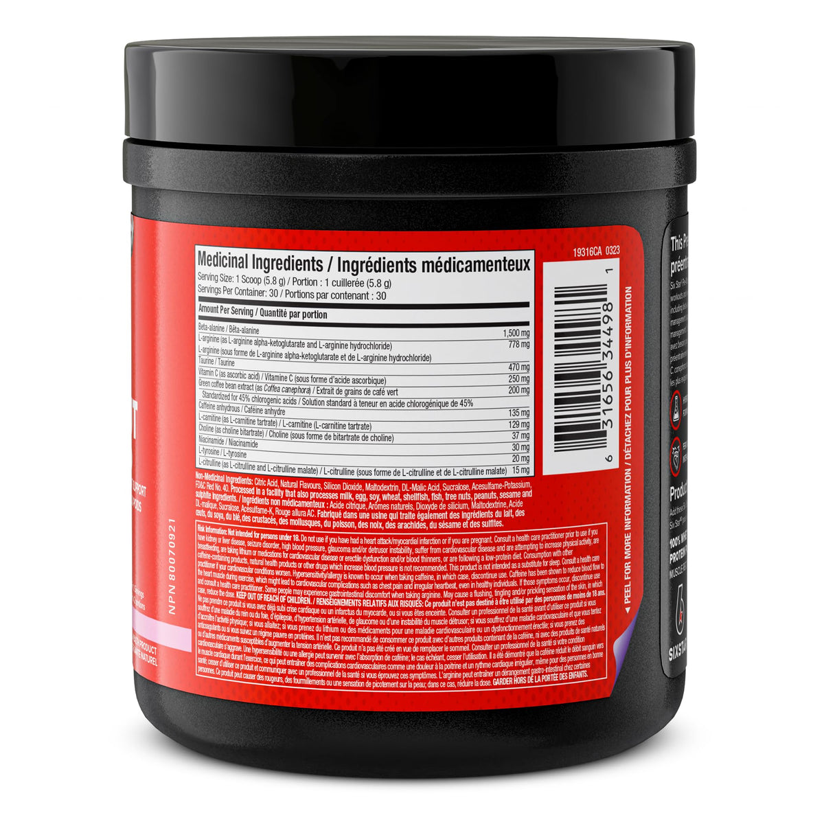 Six Star Pre-Workout Explosion for Men & Women, Pink Lemonade (30 Servings) 🍁 All In One Marketplace Canada