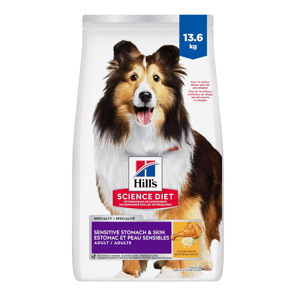 Hill's Science Diet Adult Sensitive Stomach & Skin Chicken Recipe Dry Dog Food 13.6 kg Bag 🍁 All In One Marketplace Canada