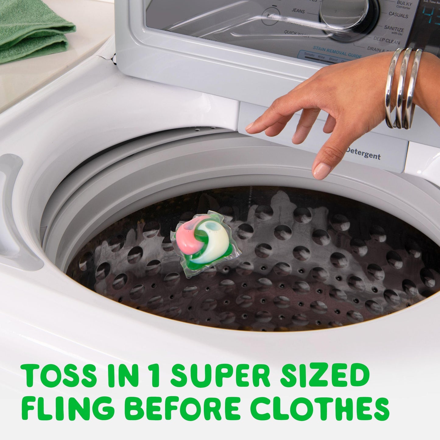 Gain Super Flings Laundry Detergent Pacs, 45 Count, Vibrant, irresistibly clean and fresh 🍁 All In One Marketplace Canada