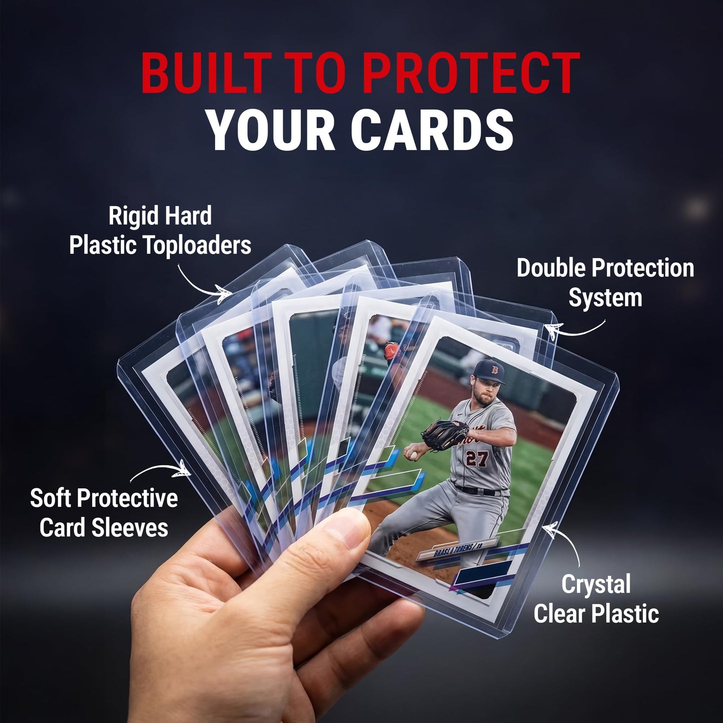 Ultra PRO 3" x 4" Clear Regular Toploaders and Soft Sleeves Bundle (100ct) for Standard Size Cards 🍁 All In One Marketplace Canada
