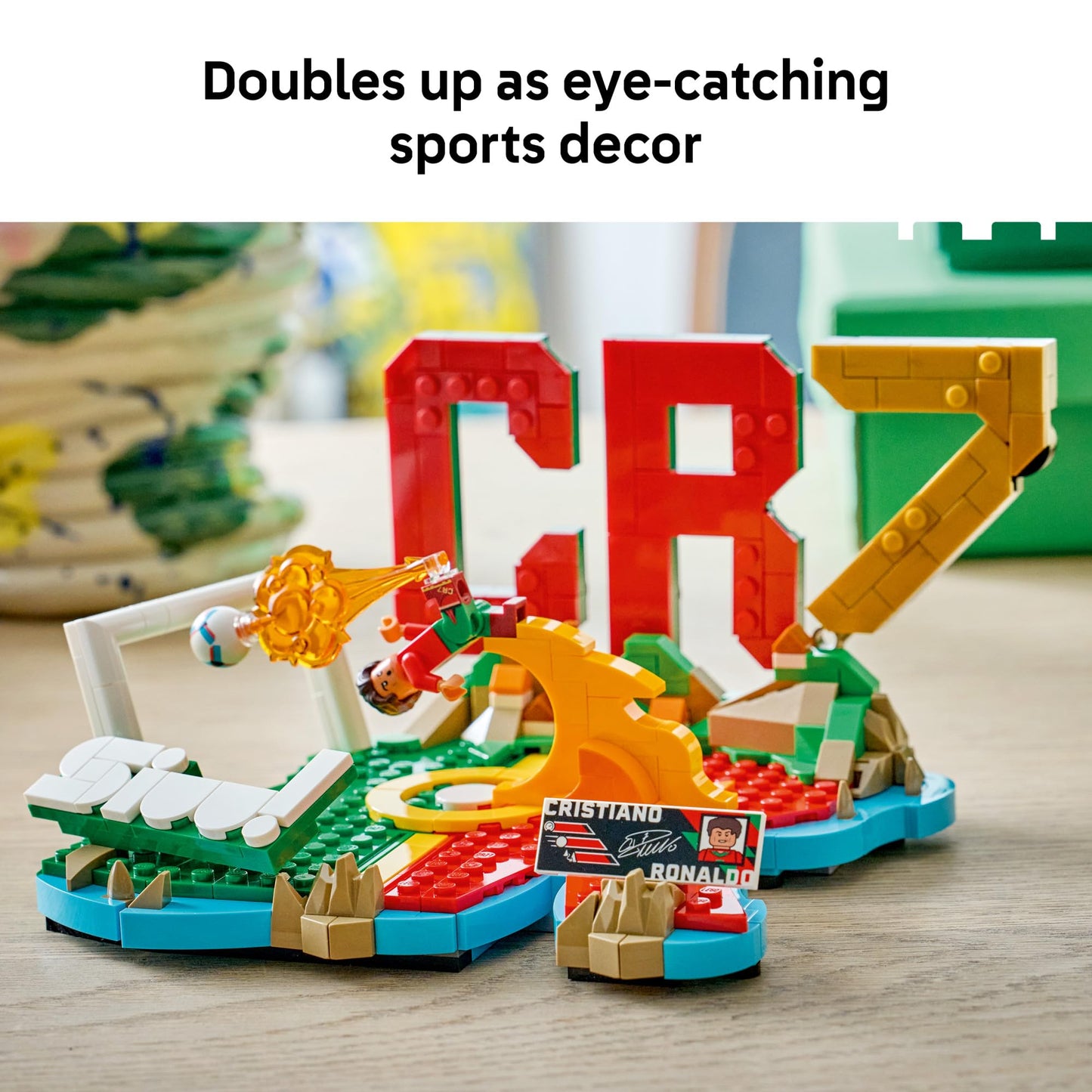 LEGO Editions Cristiano Ronaldo – Soccer Highlights - Building Set for Boys & Girls, Ages 10+ - Collectible Soccer Gift with Plaque - Kids Bedroom or Shelf Decor - 43012 🍁 All In One Marketplace Canada