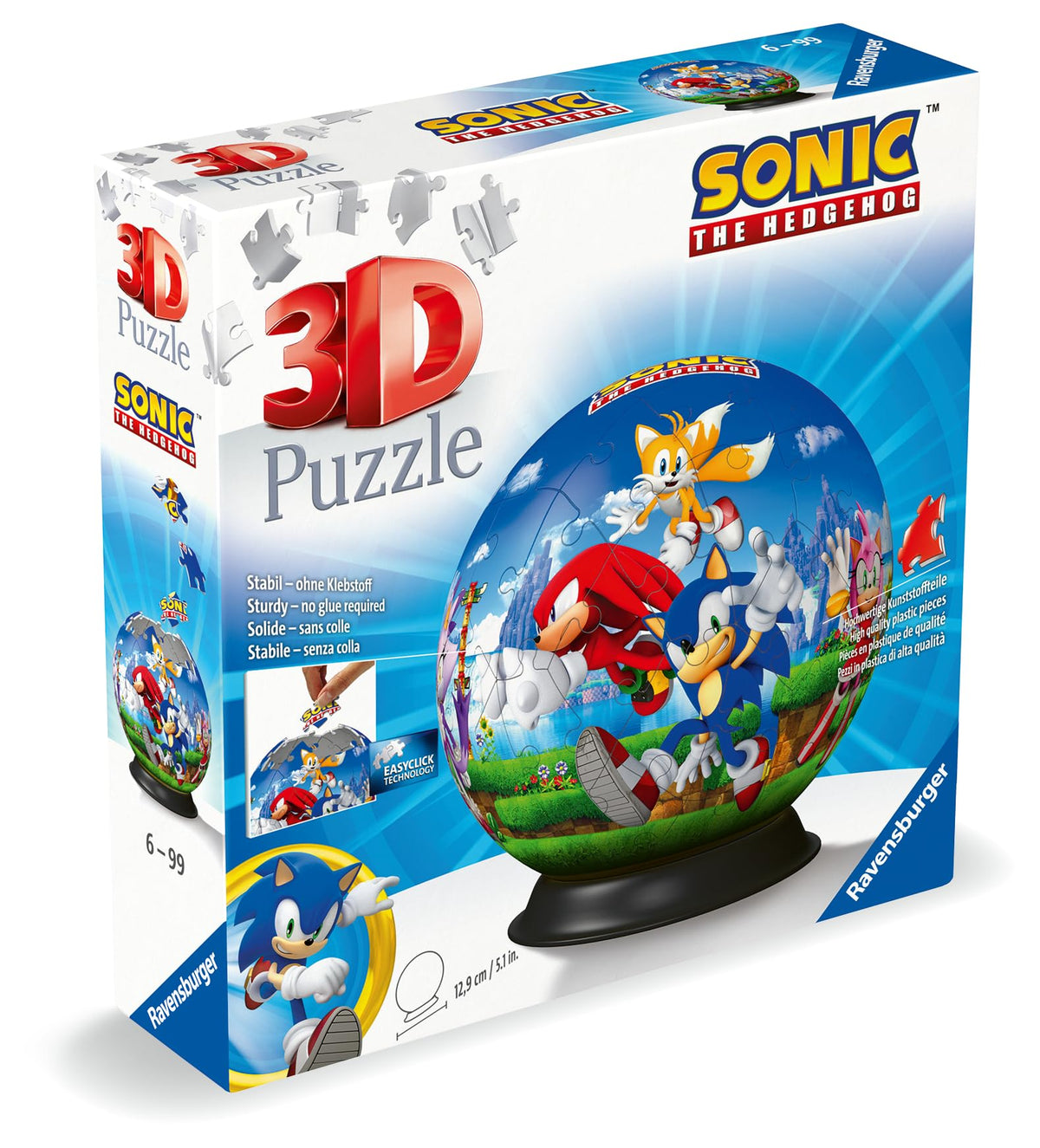 Ravensburger Sonic The Hedgehog 3D Jigsaw Puzzle Ball for Adults and Kids - 11592 - Great Gift for Any Birthday, Holiday, or Special Occasion 🍁 All In One Marketplace Canada