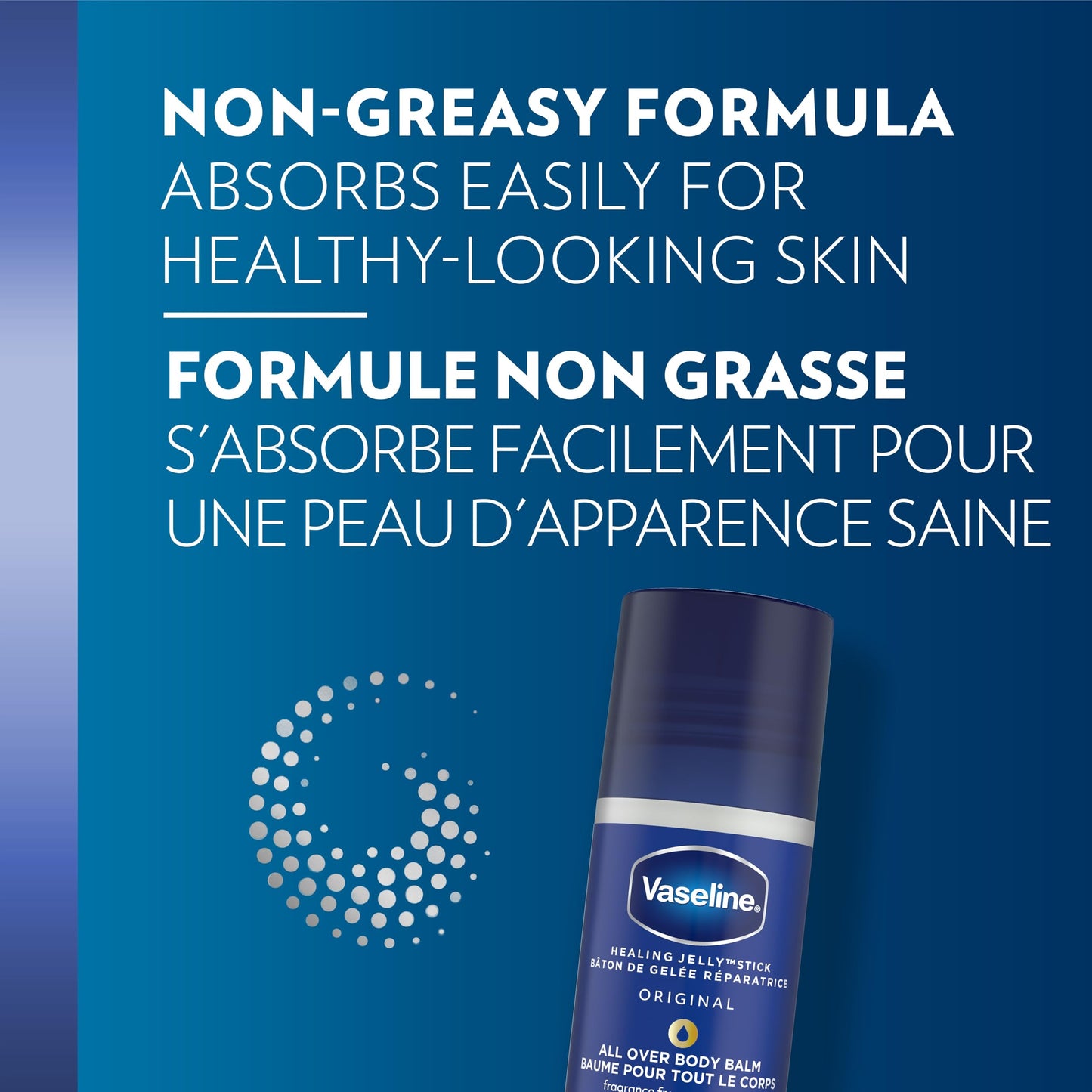 Vaseline All Over Jelly Balm Stick Healing Jelly Skin Care Unscented 40g (Pack of 3) 🍁 All In One Marketplace Canada