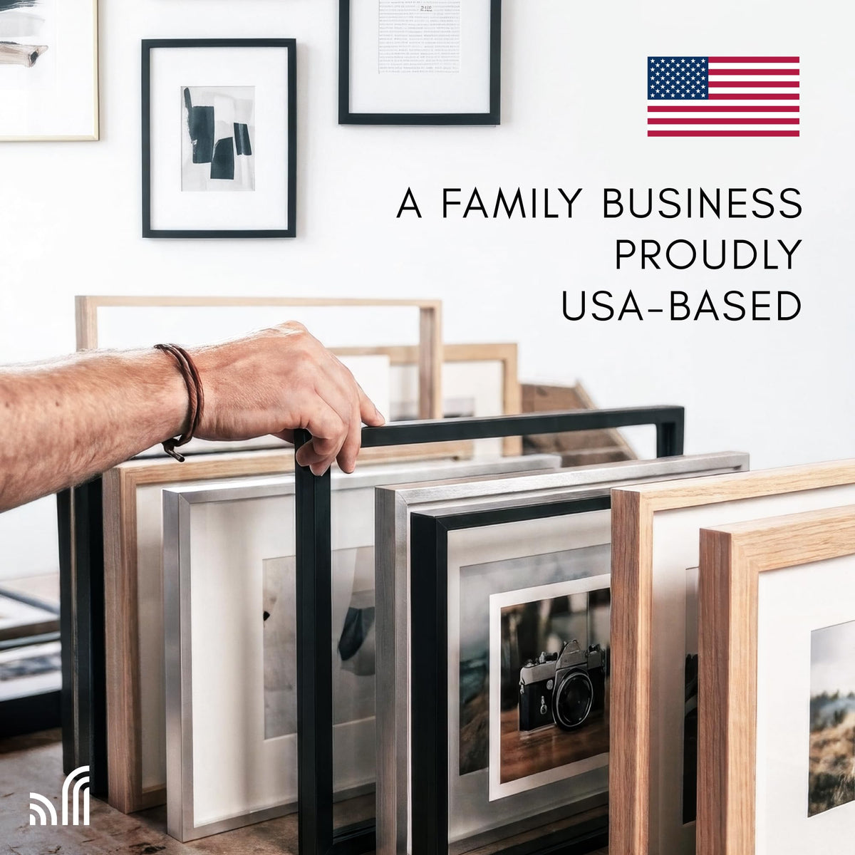Americanflat 16x20 Picture Frame with Polished Plexiglass - Streamline Collection - Thin Border Picture Frame for Wall Display - Hanging Hardware Included - Black 🍁 All In One Marketplace Canada