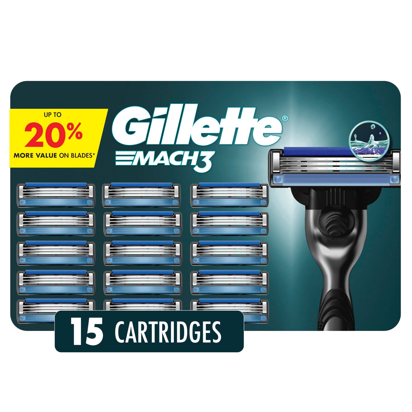 Gillette Mach3 Men's Razor Blade Refills, 15 Refills 🍁 All In One Marketplace Canada