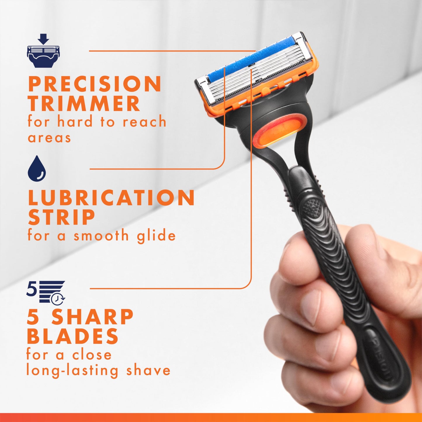 Gillette Fusion5 Razor Blades for Men, 4 Razor Blade Refills 🍁 All In One Marketplace Canada