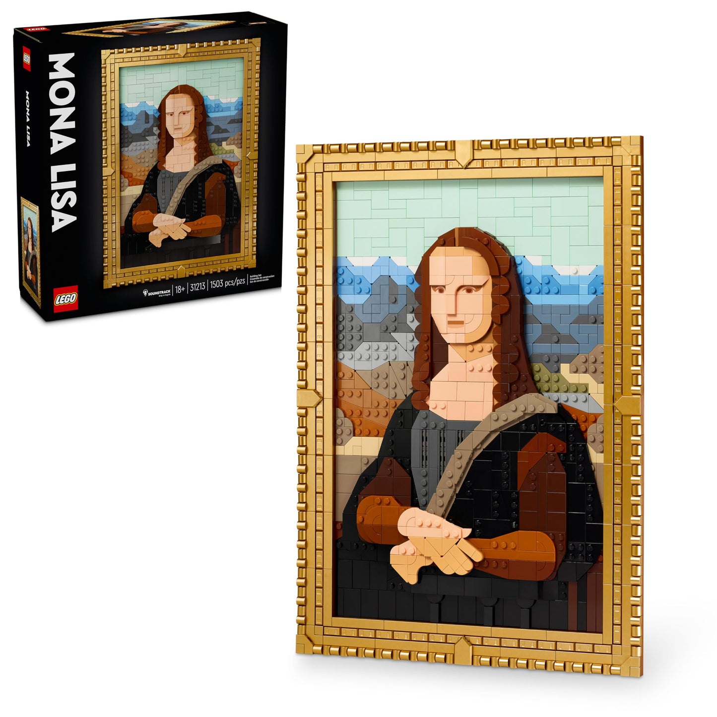 LEGO Art Mona Lisa Building Set - Leonardo da Vinci Wall Display, Ages 18+ - DIY Crafts for Men, Women - Great for Puzzle and Art Lovers - Birthday Gift Idea - Includes Detachable Frame - 31213 🍁 All In One Marketplace Canada