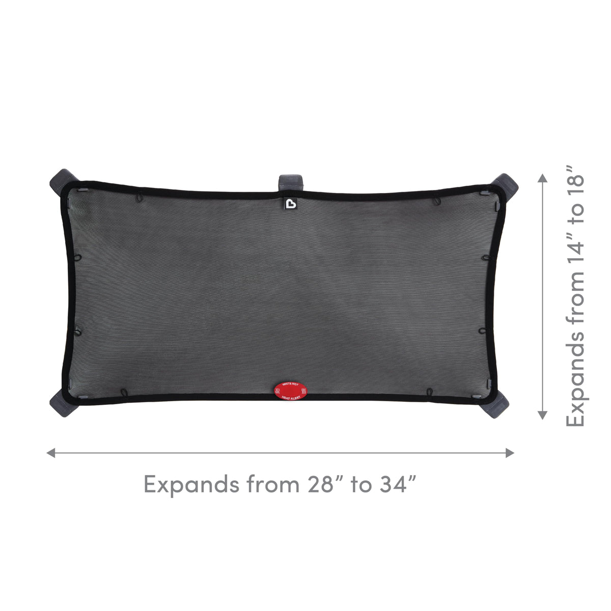 Munchkin Brica Magnetic Stretch to Fit Sun Shade, Black, 1 Pack 🍁 All In One Marketplace Canada