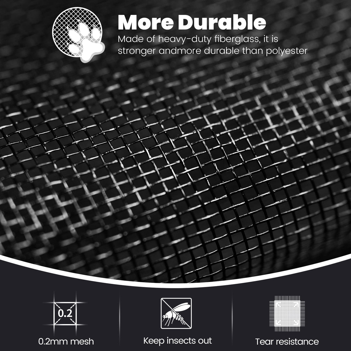 Magnetic Screen Door 36"W x 82"H, Fits Door Size to 34"W x 80"H, Heavy Duty Fiberglass Moustiquaire Magnétique, Screen Mesh with Automatic Block Closure, Walk Through Easily for Kids Pets 🍁 All In One Marketplace Canada