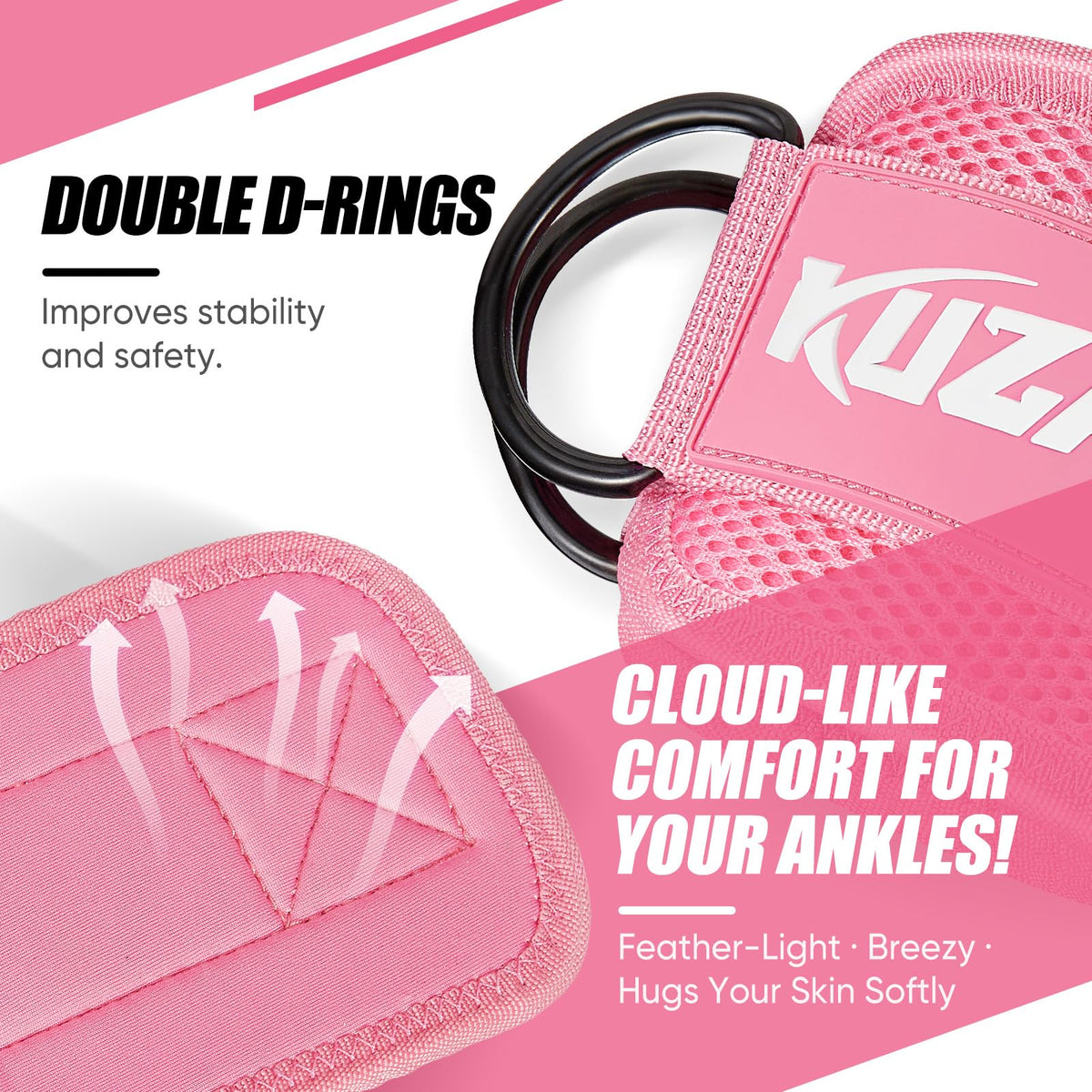 Resistance Bands with Ankle Straps, Ankle Weights Bands for Working Out, Exercise Band for Women Leg and Glute, Booty Workout Equipment for Kickbacks,Butt and Hip Training, Home Gym Fitness Equipment 🍁 All In One Marketplace Canada