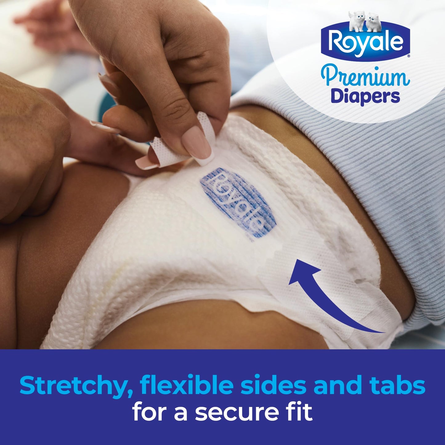 Royale Premium Diapers, Size NB (Up to 10 lb), 84 Count, Disposable Baby Diapers 🍁 All In One Marketplace Canada