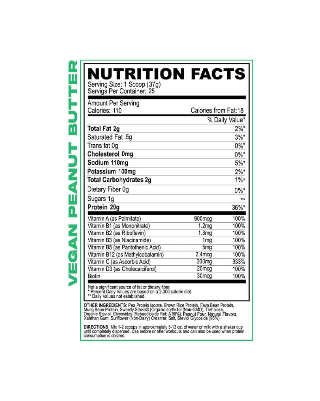 Black Magic Plant-Sourced Vegan Protein Powder