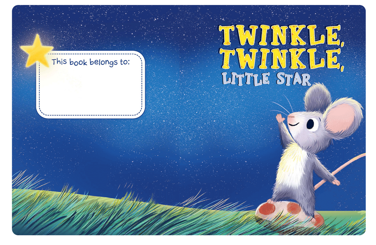 Little Hippo Books - Twinkle, Twinkle, Little Star - Children's Padded Board Book - Ages 0–5