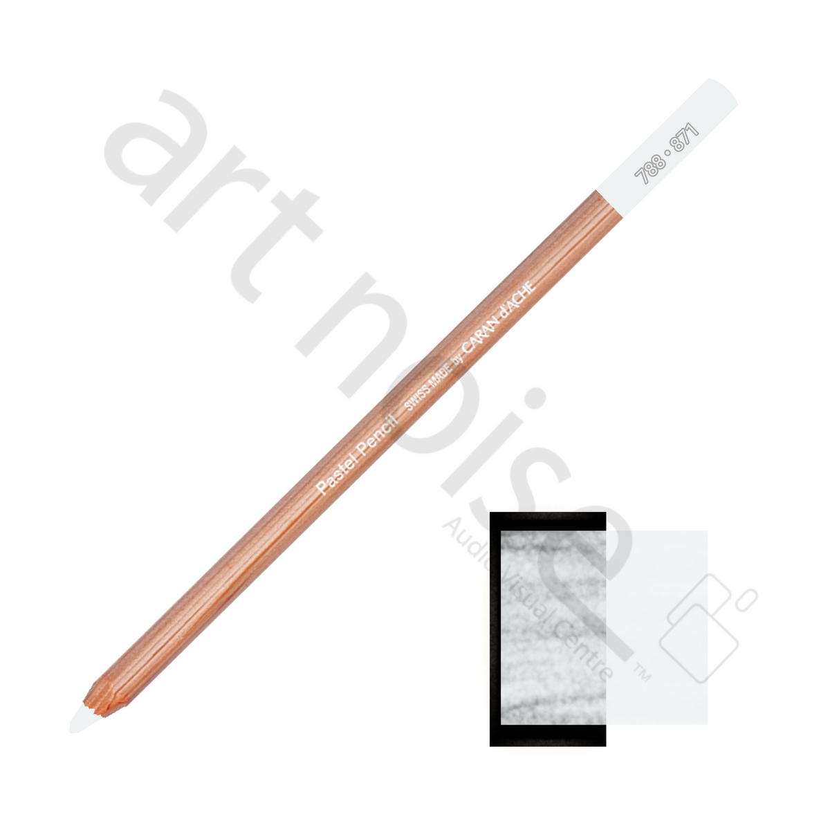 Caran d'Ache - Pastel Pencil - Black, White and Greys