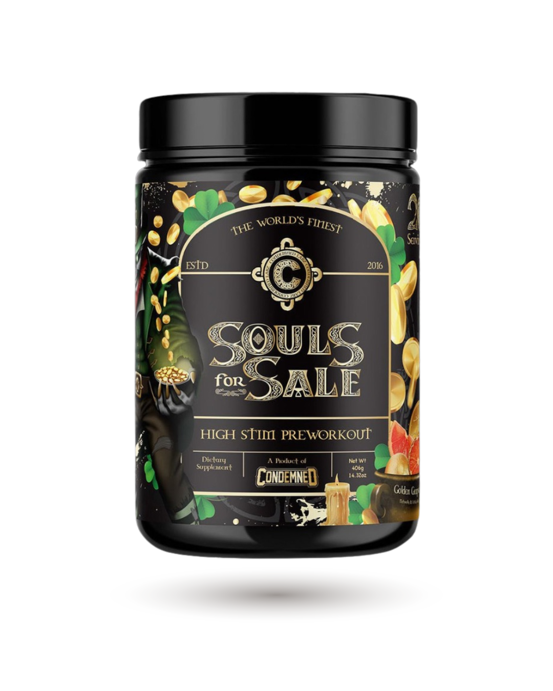 Condemned Souls for Sale Pre-Workout - Golden Grapefruit