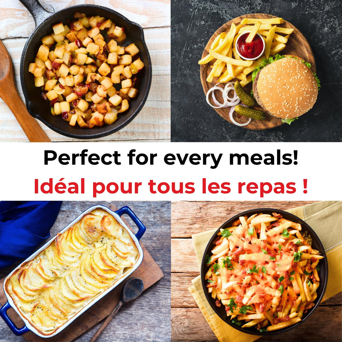 Starfrit Pro Fry Cutter & Cuber, 3-in-1 Potato & Vegetable Cutter 🍁 All In One Marketplace Canada