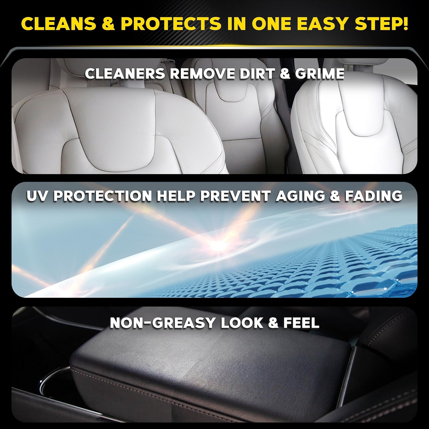 Meguiar's Gold Class Synthetic Leather Cleaner & Conditioner - G230716C - 15.2 oz 🍁 All In One Marketplace Canada
