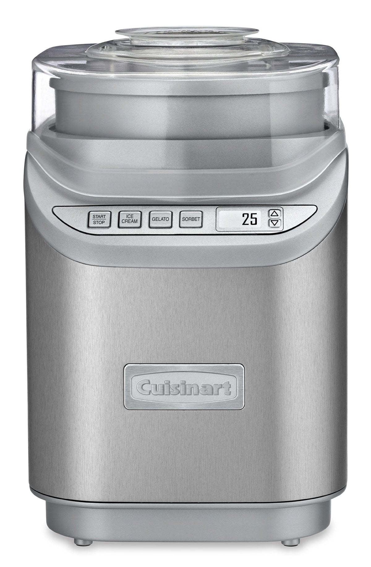 Cuisinart Ice Cream Maker Machine w/Countdown Timer, Stainless Steel, 2 qt 🍁 All In One Marketplace Canada