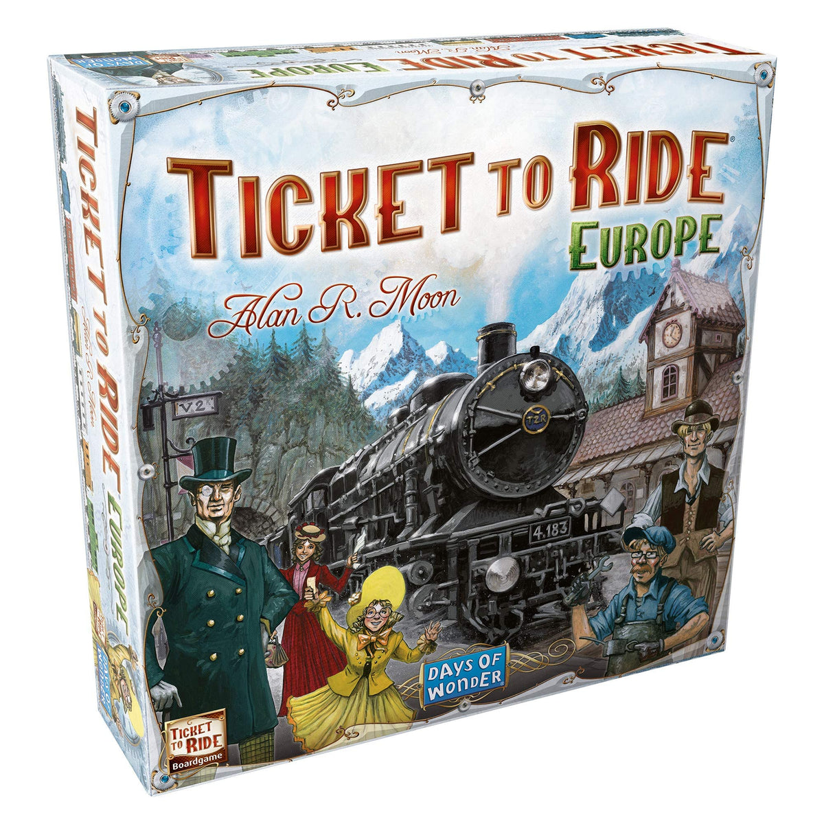 Ticket to Ride Europe Board Game | Family Board Game | Board Game for Adults and Family | Train Game | Ages 8+ | For 2 to 5 players | Average Playtime 30-60 minutes | Made by Days of Wonder 🍁 All In One Marketplace Canada