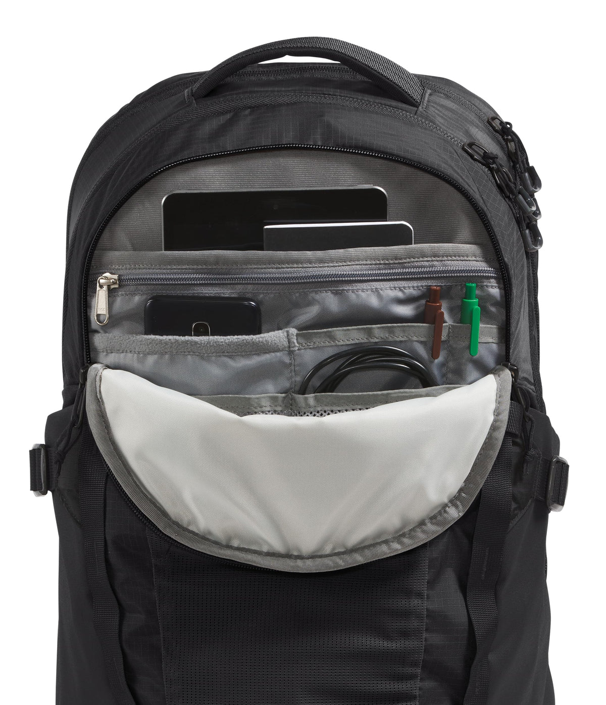 THE NORTH FACE Recon Everyday Laptop Backpack | Water Repellent Finish, 16" Laptop Sleeve, 2 Water Bottle Pockets, TNF Black/TNF Black-NPF, One Size 🍁 All In One Marketplace Canada