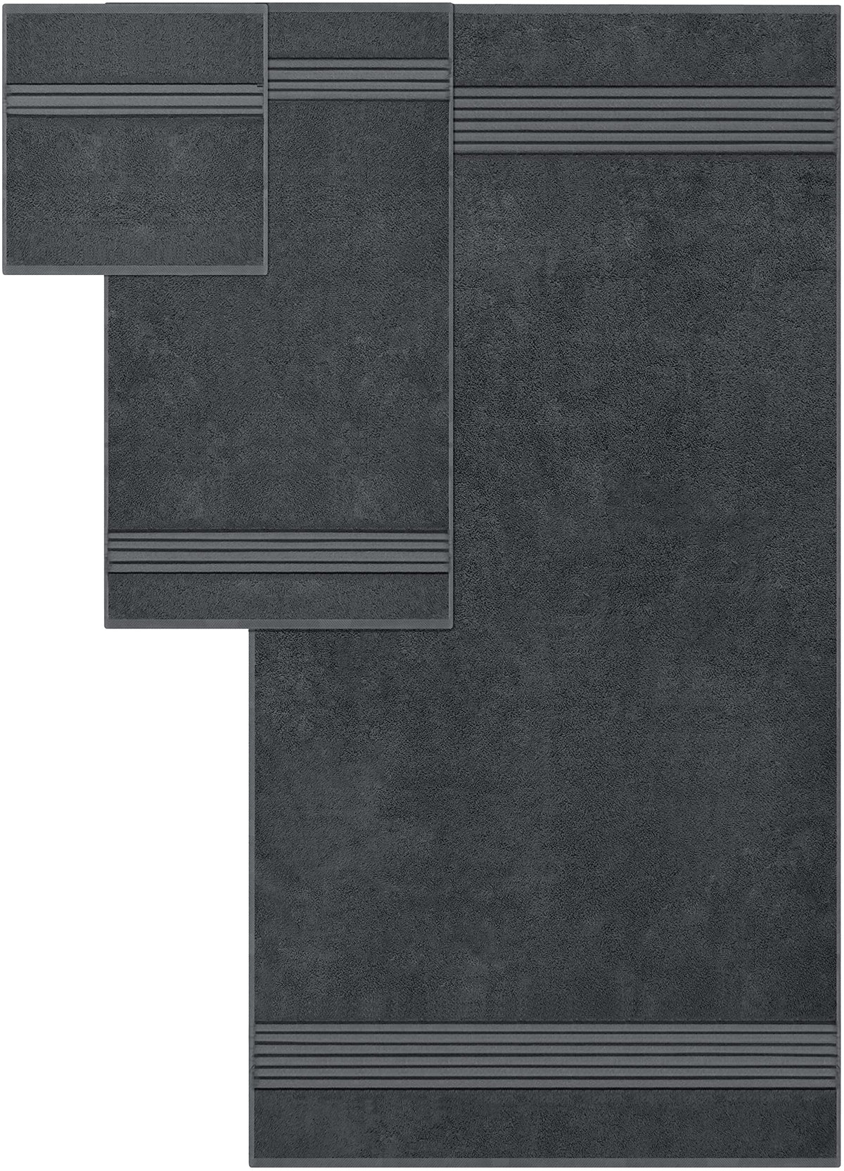 Utopia Towels 8 Piece Premium Towel Set, 2 Bath, 2 Hand, and 4 Washcloths,100% Ring Spun Cotton, Super Soft and Highly Absorbent, Grey 🍁 All In One Marketplace Canada