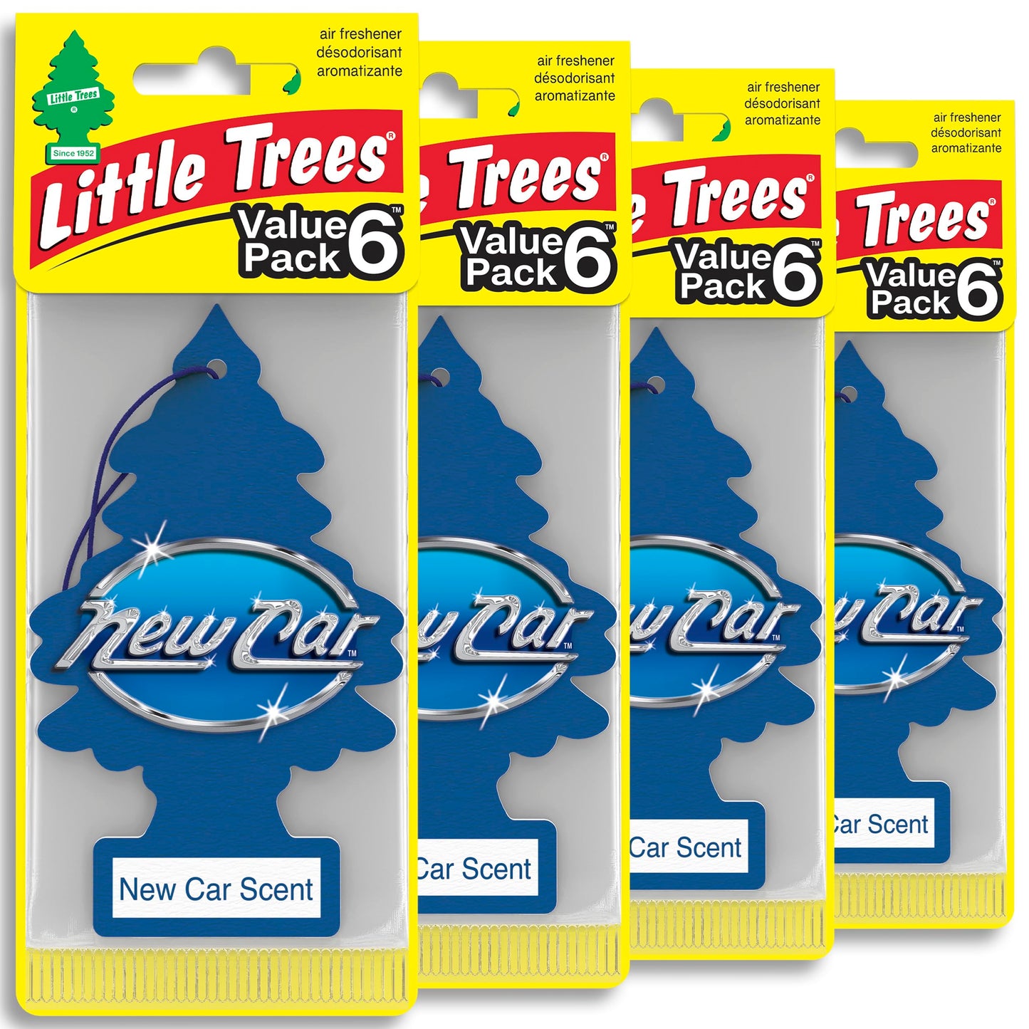 LITTLE Air Fresheners Car Air Freshener. Hanging Tree Provides Long Lasting Scent for Auto or Home. New Car Scent, 24 Air Fresheners 🍁 All In One Marketplace Canada