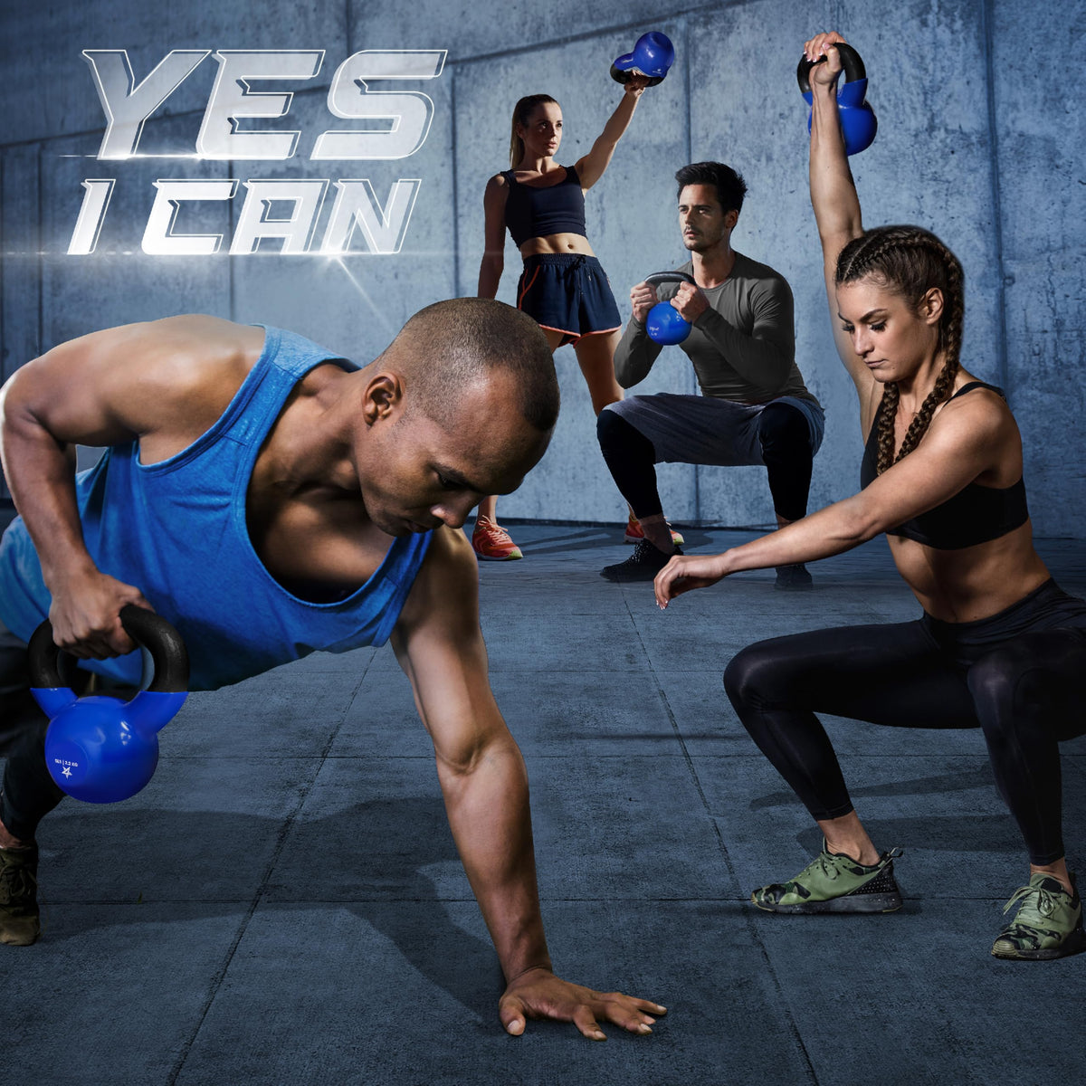 Yes4All Vinyl Coated Kettlebell Weights – Great for Full Body Workout and Strength Training – Vinyl Kettlebell 20 lbs 🍁 All In One Marketplace Canada