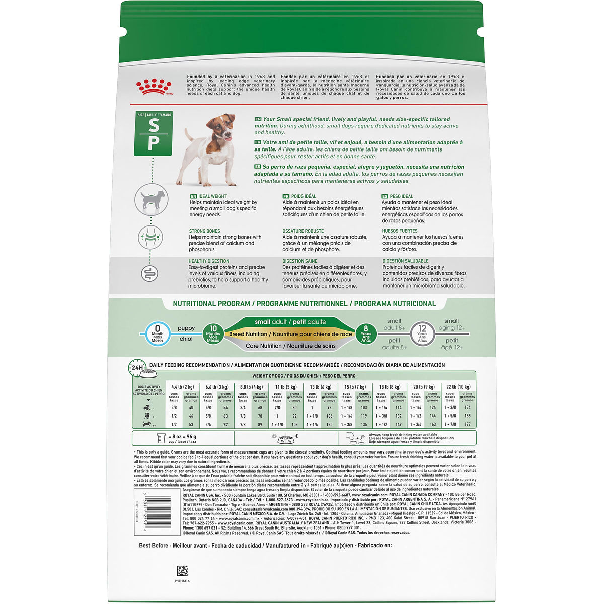 Royal Canin Small Breed Adult Dry Dog Food, 4.4 lb Bag 🍁 All In One Marketplace Canada