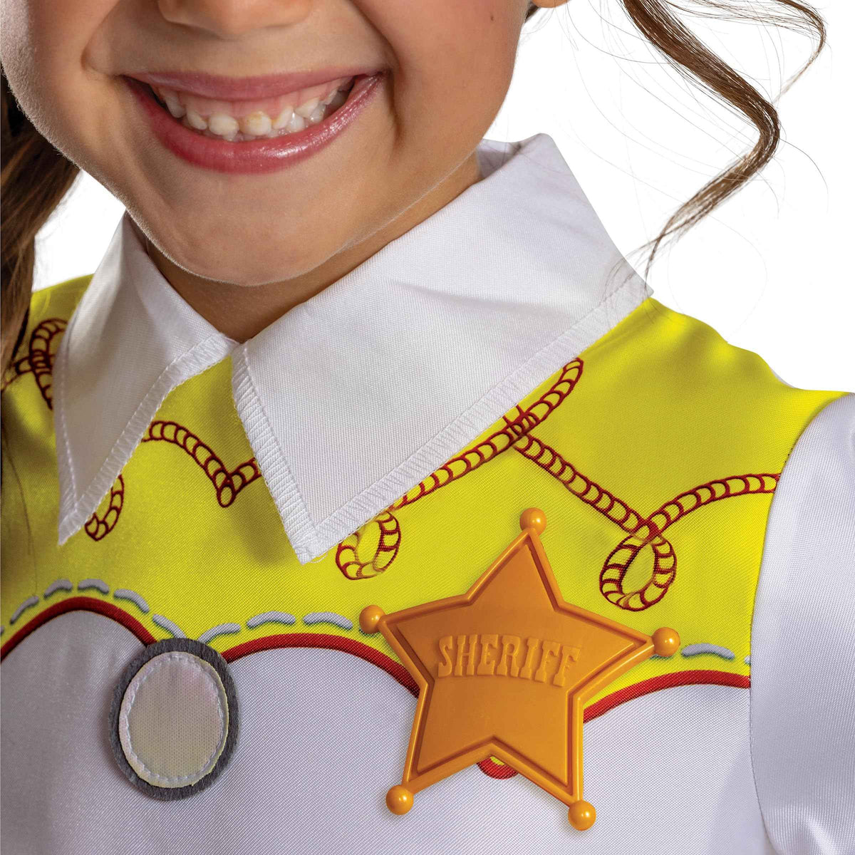 Disney Toy Story Sheriff Jessie Costume for Kids, Official Toy Story 5 Halloween Dress Up Outfit, Size (2T)
