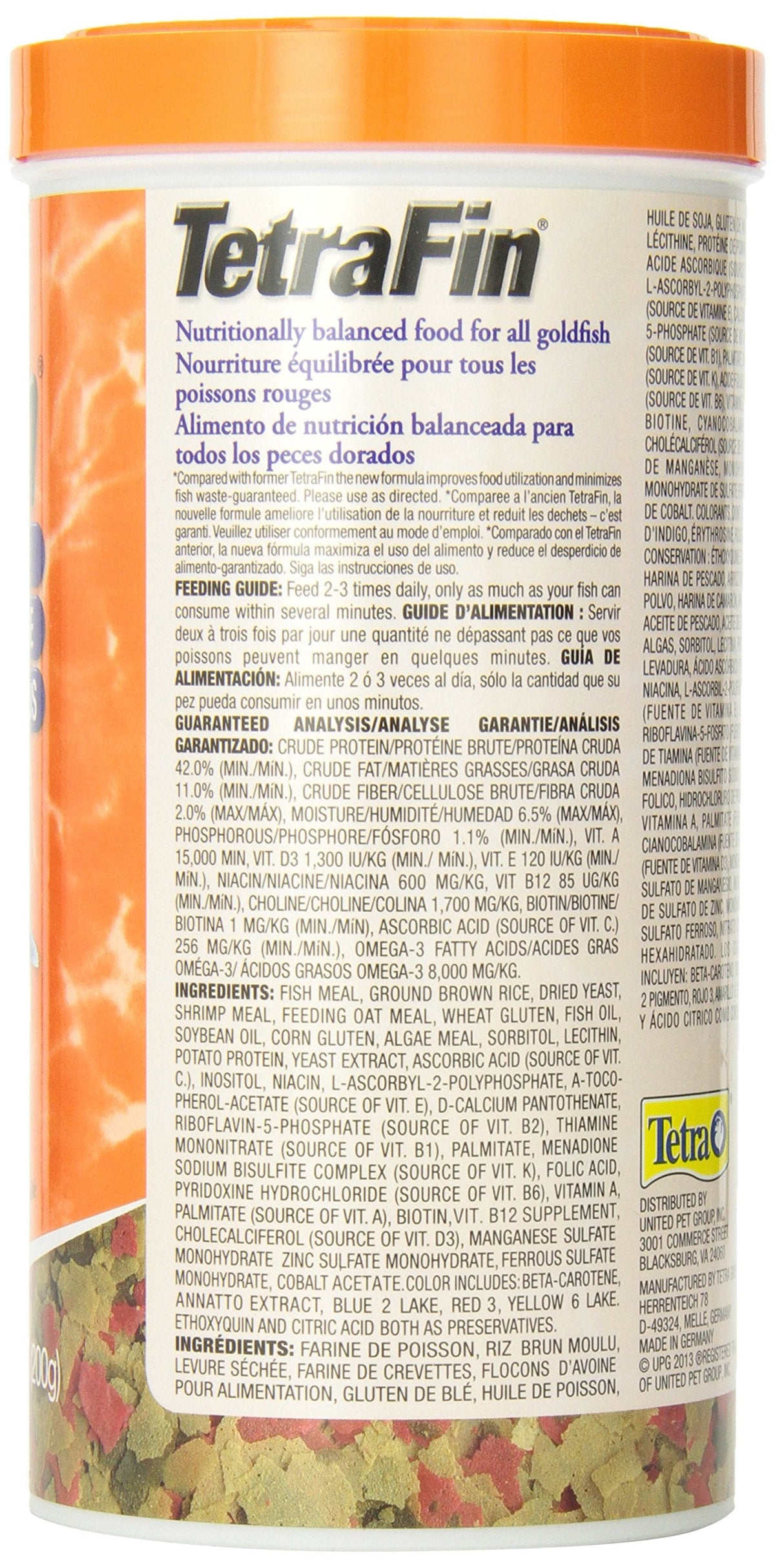 Tetra Goldfish Flakes 7.06oz, 200g, Bilingual 🍁 All In One Marketplace Canada
