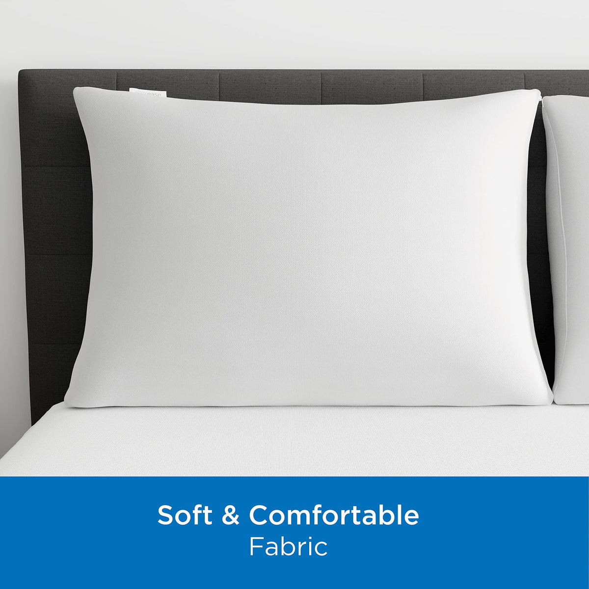 Set of 2 Standard/Queen AllerEase Pillow Protectors - Moisture Wicking, Advanced Allergy Protection - Premium Polyester, Zippered Protectors 🍁 All In One Marketplace Canada