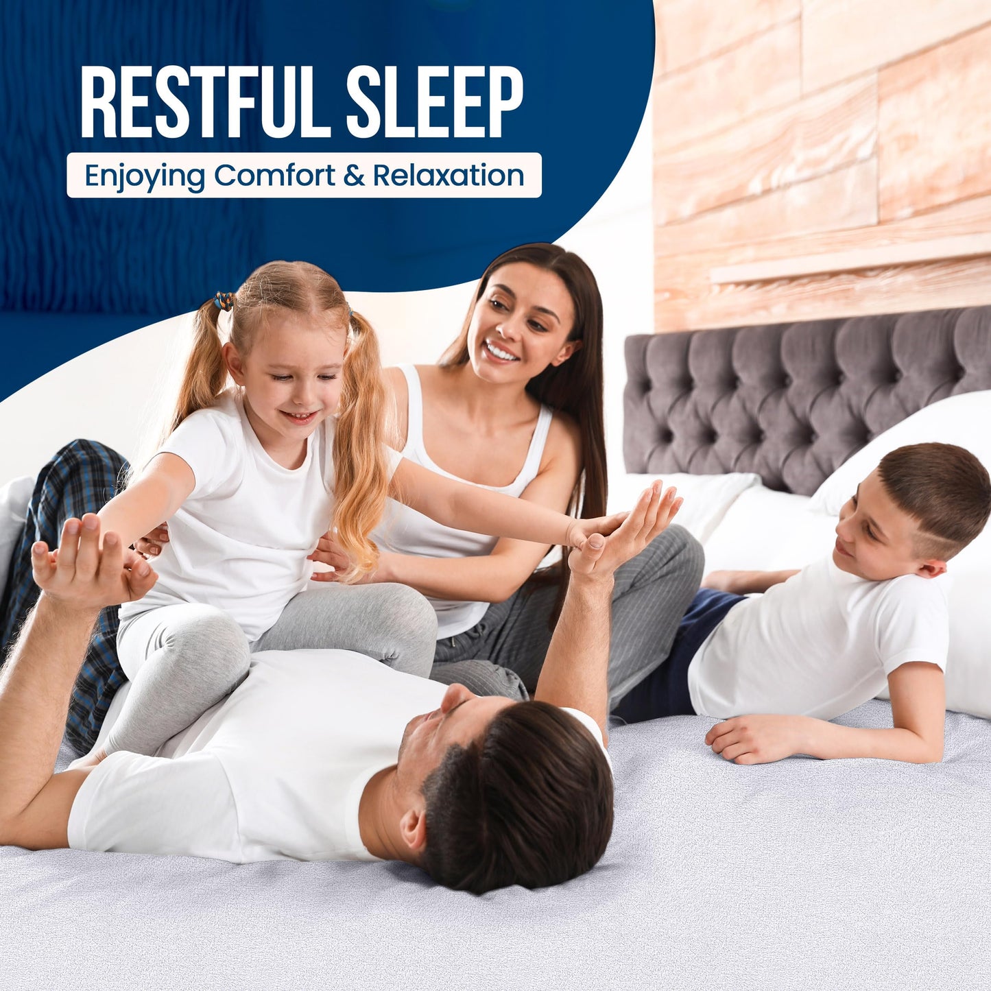 Utopia Bedding Waterproof Mattress Protector Full/Double Size, Premium Terry Mattress Cover 200 GSM, Breathable, Fitted Style with Stretchable Pockets (White) 🍁 All In One Marketplace Canada