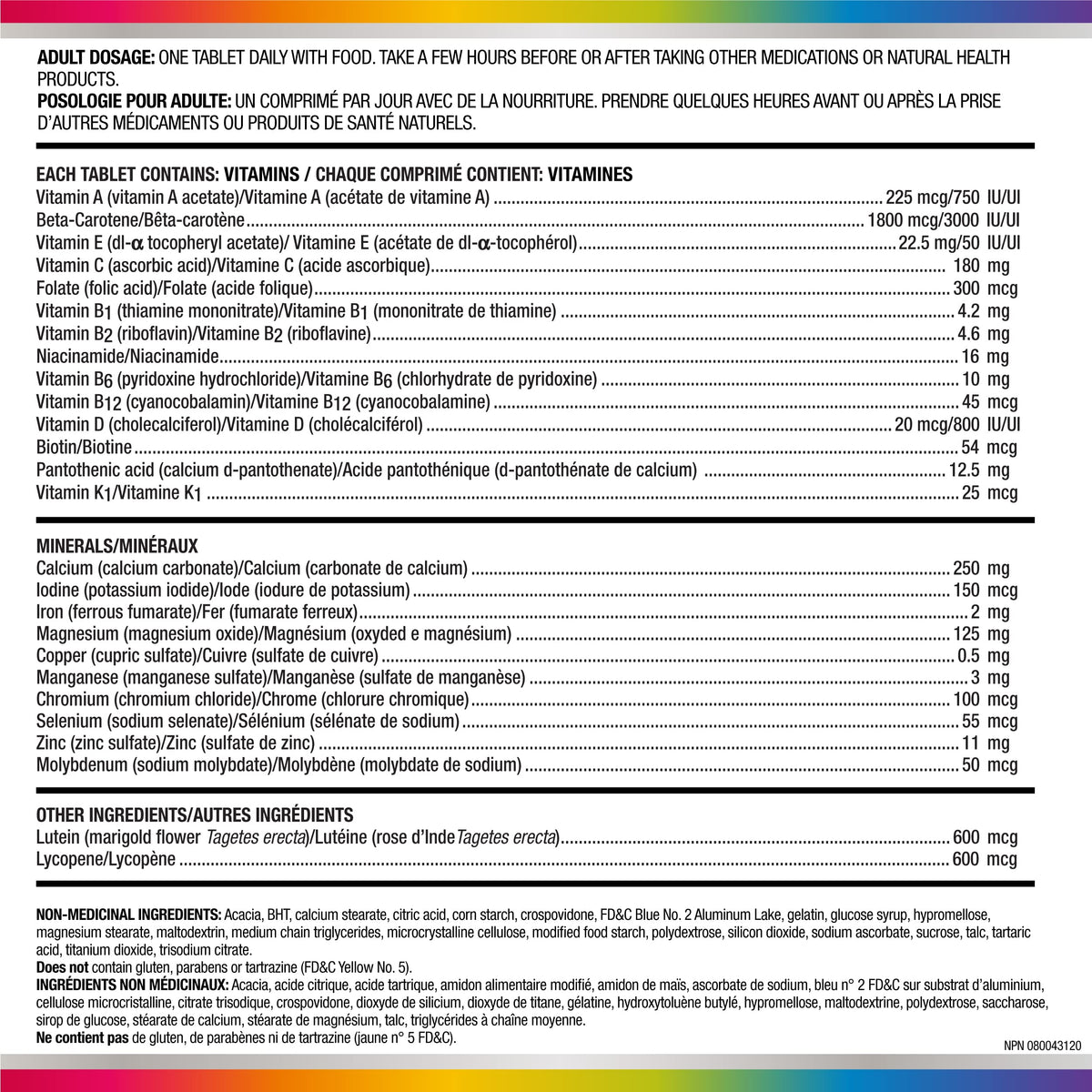 Centrum Men 50 Plus Multivitamins/Minerals Supplement for Men 50+, 90 Tablets (Packaging May Vary) 🍁 All In One Marketplace Canada