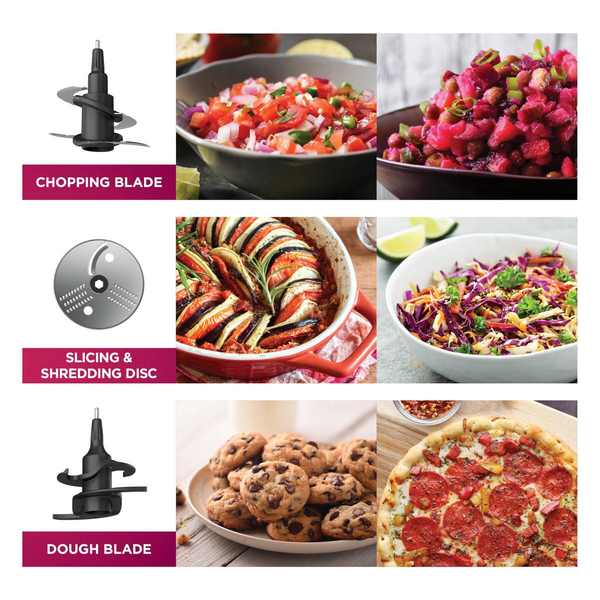 Ninja Professional Plus Food Processor 850-Watts With Auto-iQ Preset Programs Chop Puree Dough Slice Shred With a 9-Cup Capacity and a Silver Stainless Finish (BN600C) - Canadian Version 🍁 All In One Marketplace Canada