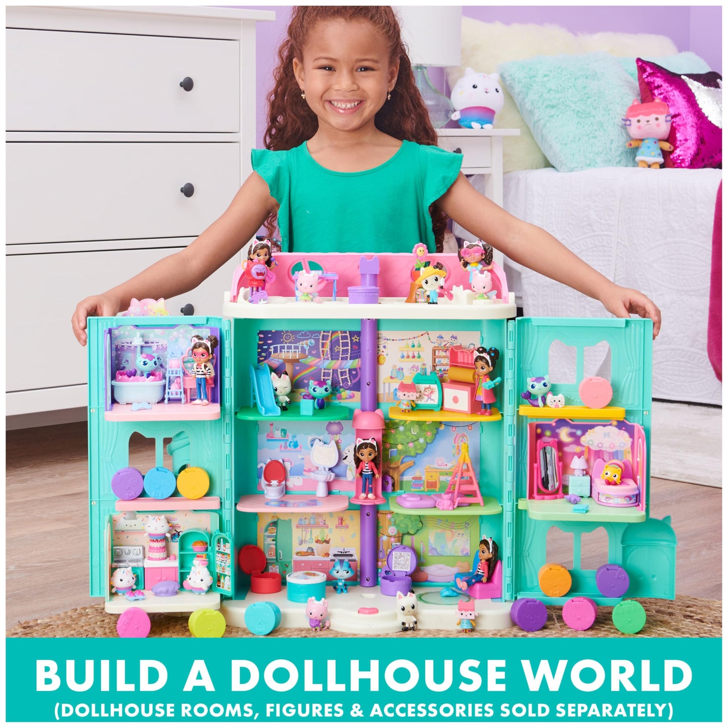 Gabby’s Dollhouse, Bakey with Cakey Kitchen with Figure and 3 Accessories, 3 Furniture and 2 Deliveries, Kids Toys for Ages 3 and up 🍁 All In One Marketplace Canada