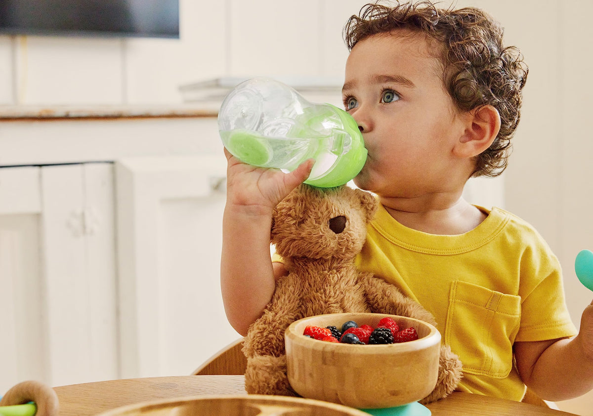 Munchkin Any Angle Weighted Straw Blue and Green Cup, 2 Count 🍁 All In One Marketplace Canada