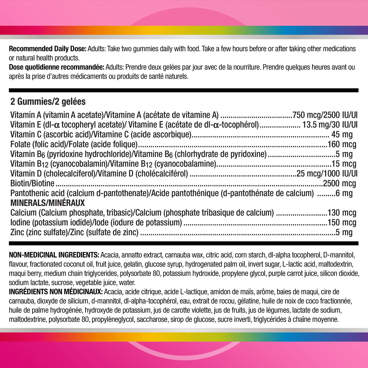 Centrum MultiGummies, Multi+Beauty Multivitamin Gummies, Hair, Skin & Nails Vitamins for Men & Women, Cherry, Berry, and Orange Flavours, 90 Gummies (Packaging May Vary) 🍁 All In One Marketplace Canada