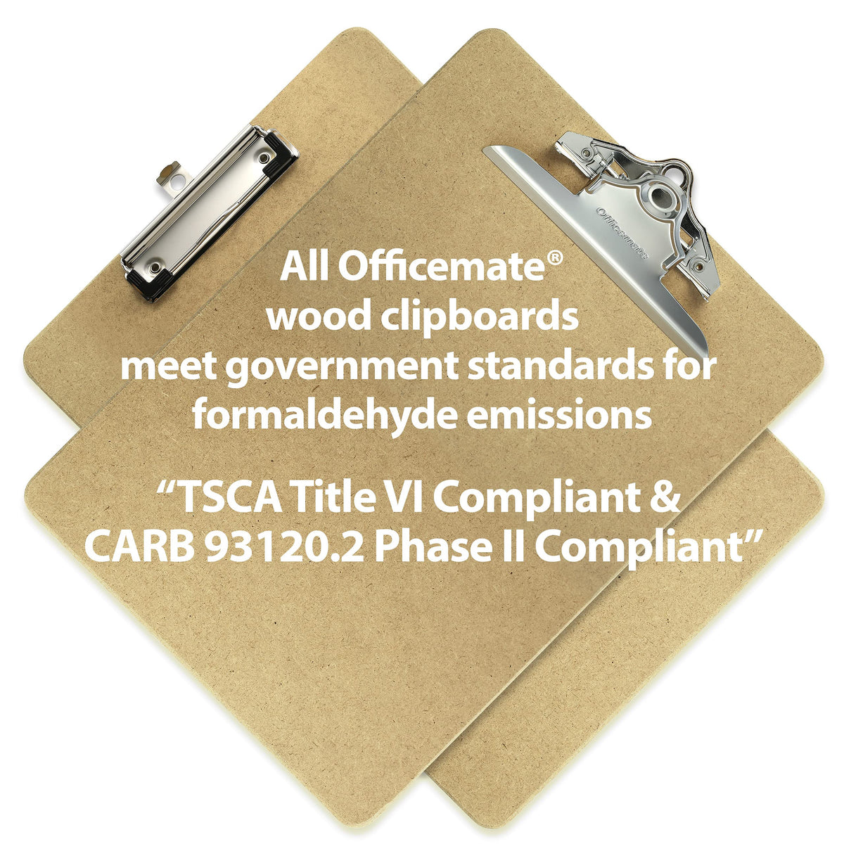 Officemate Recycled Wood Clipboards, 6 Inch Clip, 6 Pack Clipboards, Letter Size (9 x 12.5 Inches), Brown (83706) 🍁 All In One Marketplace Canada
