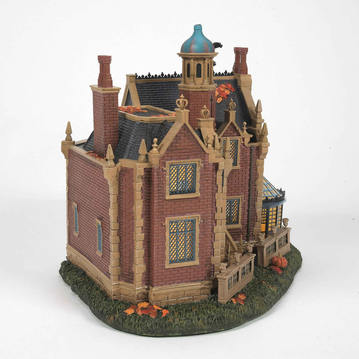 Department 56 Snow Village Halloween Disney World the Haunted Mansion Light Up Building, 10.51 Inch, Multicolor